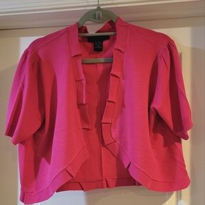 EUC Ashley Stewart Cropped Cardigan Shrug Size 18/20